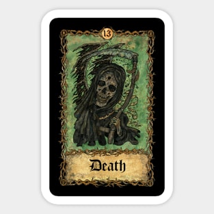 Death. Eternal Bones Tarot (Colorful) Sticker